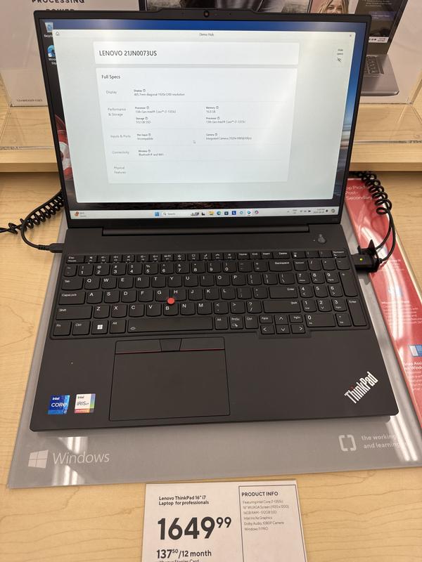 ThinkPad E16 (16″ Intel) | Lenovo CA ThinkPad E16 (16″ Intel) | Lenovo CA