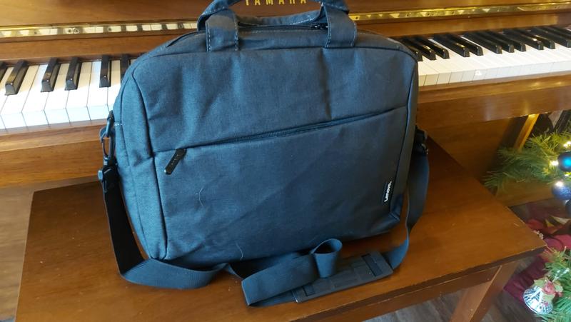 Exterior of this bag. It shows creases in most lighting situations.