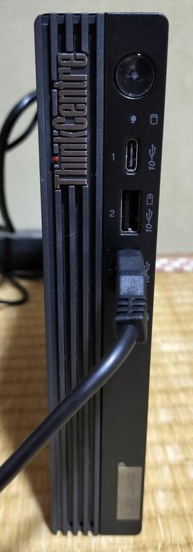 ミニPC ThinkCentre M75q Tiny Gen 5 12RQS00400 ThinkCentre M75q Tiny Gen 5(AMD) | コンパクトな筐体に