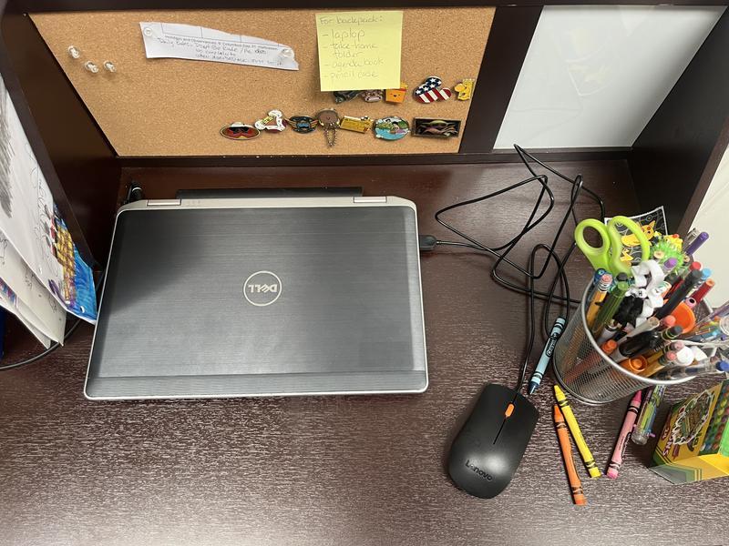 Laptop with mouse
