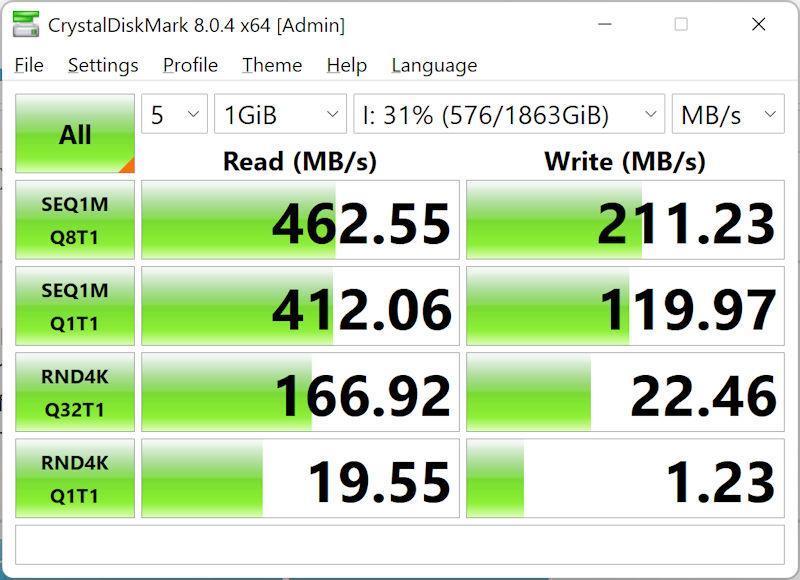 SSD connected to Monitor