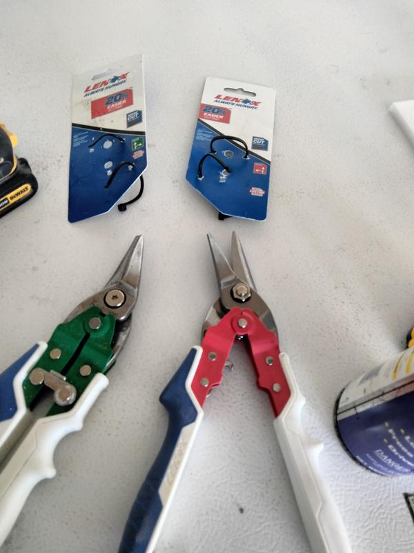 Luckyweld Aviation Snips Right Cut, Snips for Sheet Metal with