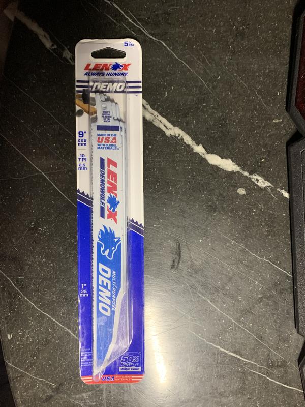 DEMOWOLF™ WAVE EDGE™ Reciprocating Saw Blades | LENOX