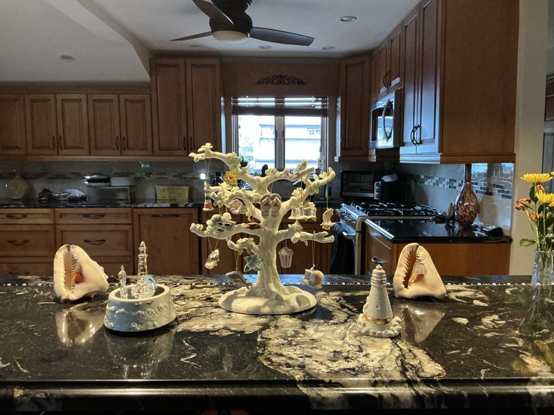Lenox tree with summer nautical mini orniments