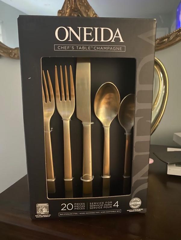 Chefs Table Champagne 20 Piece Flatware Set – Lenox Corporation