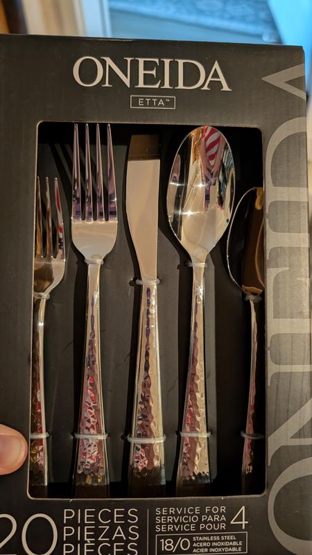 Oneida Etta 20 Piece Everyday Flatware Set, Service for 4 - Macy's