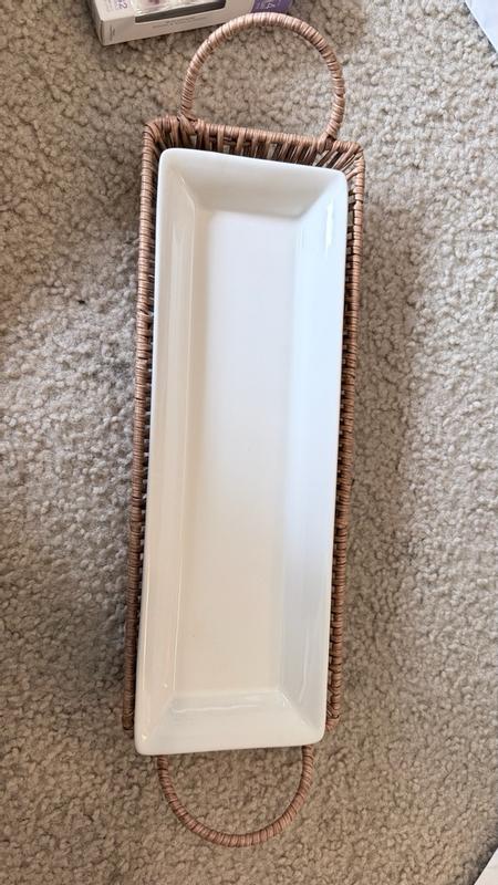 Willow & White, Hors D'Oeuvres Tray with Server – Lenox Corporation