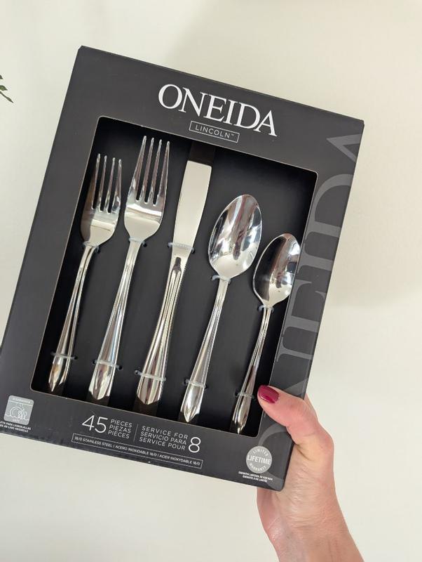 Oneida Lincoln Or Linden Pattern Stainless Steel Flatware - Your Choice, New With Free Shipping 7 thumbnail image
