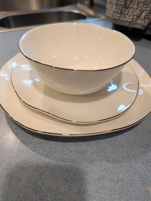 Blue Bay White 12-Piece Dinnerware Set – Lenox Corporation