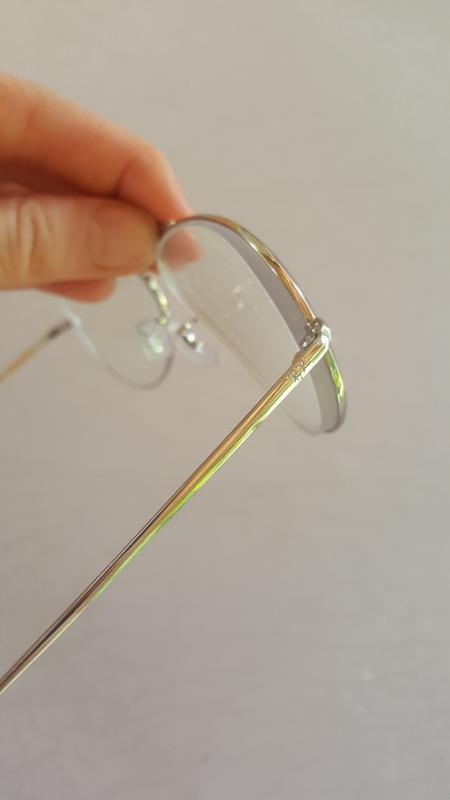 The overhang due to my thick lenses