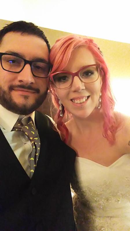 Post wedding selfie with the Hubs