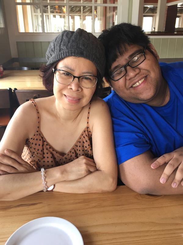 My nephew and I took selfie to test how my new glasse looks like in pics. I can say it came out well..