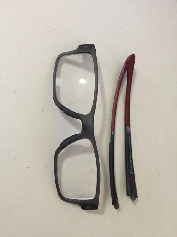 The hinged area is weak. Less than half the size/strength of my earlier model Oakley's hinges