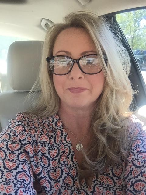 Sporting my new Michael Kors glasses!