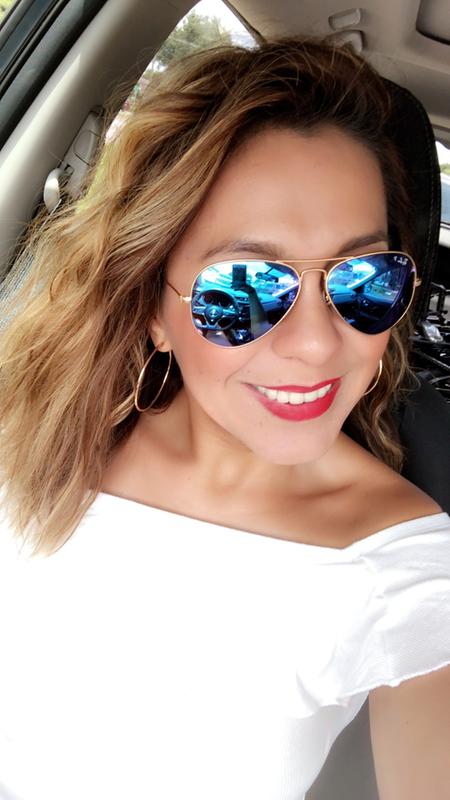 Wearing my new shades