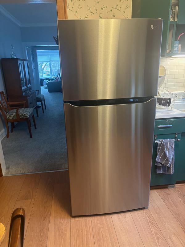 LG 20.2-cu ft Top-Freezer Refrigerator (White) ENERGY STAR in the Top-Freezer  Refrigerators department at