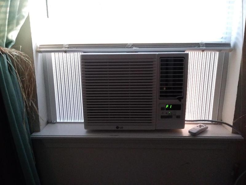 My new window unit (ac and heat) with remote control!!!