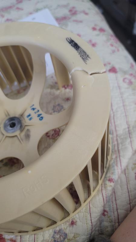 The thickest section fractured