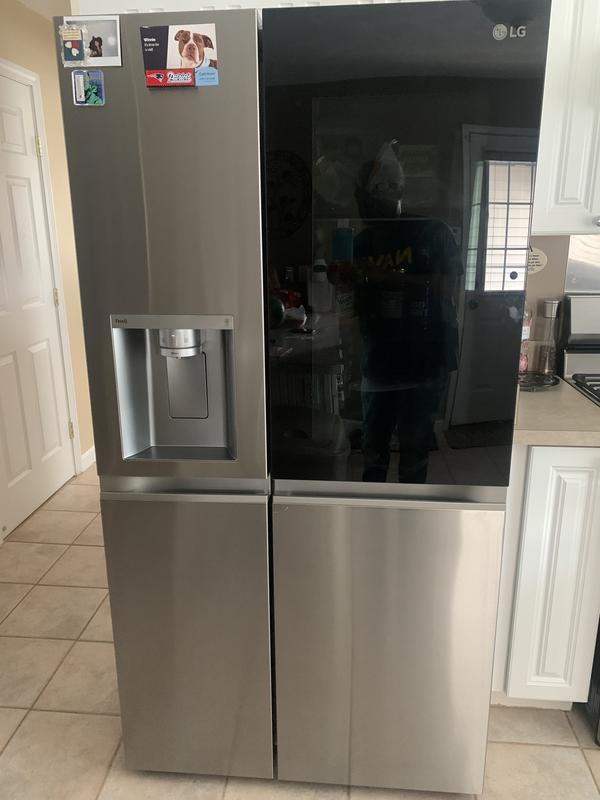 LG LRSOS2706S: 27 cu. ft. Side-By-Side InstaView™ Refrigerator