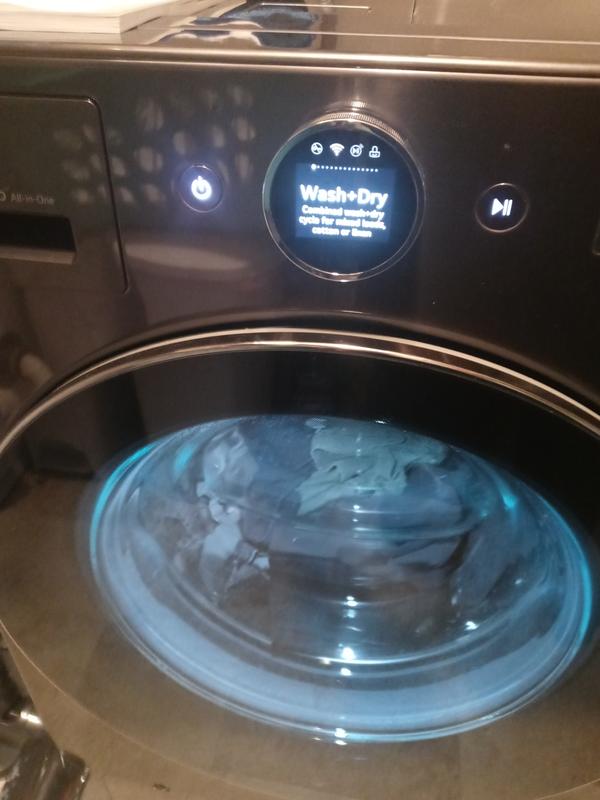 LG's new AI washer-dryer combo can wash and dry your clothes in