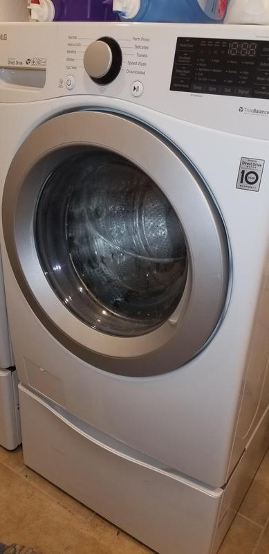 LG WM3500CW: 4.5 cu. ft. Ultra Large Capacity Front Load Washer