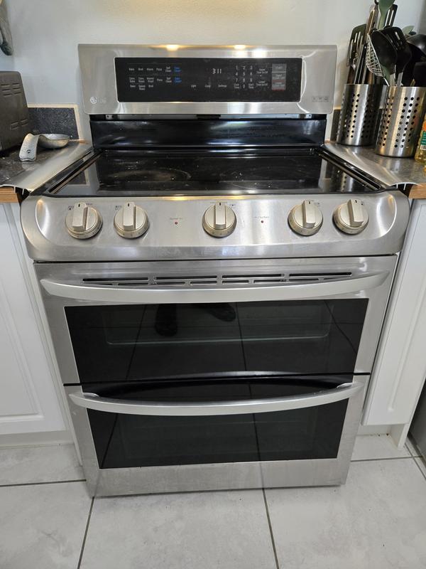 7.3 cu. ft. Electric Double Oven Range - LDE4413ST | LG USA 7.3 cu. ft. Electric Double Oven Range - LDE4413ST | LG USA