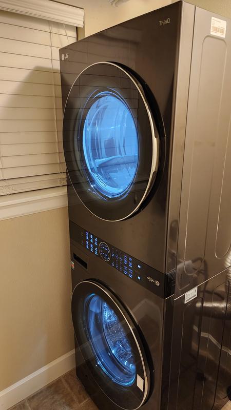 LG 4.5 Cu. Ft. Washer, 7.4 Cu. Ft. Electric Dryer White Front Load