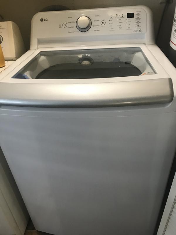 LG 5.0 cu. ft. Top Load Washer in White with Impeller, NeverRust Drum and  TurboDrum Technology WT7150CW - The Home Depot