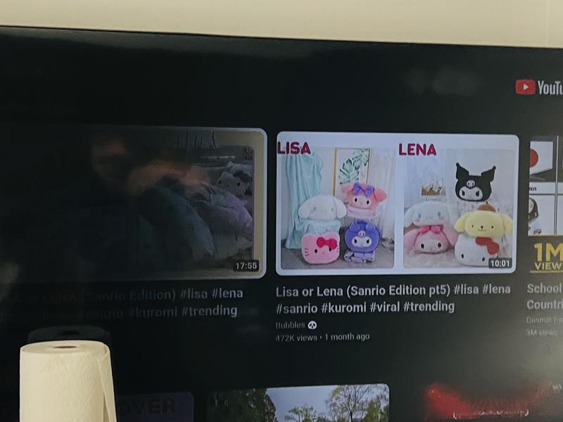 Photo from 4k LG tv