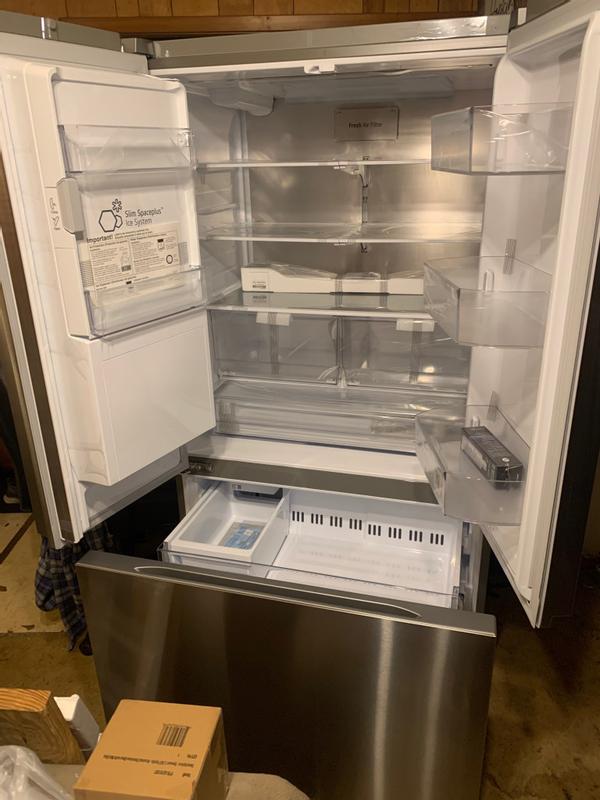 LG 24 cu.ft. French 3-Door Counter-Depth MAX™ Refrigerator with