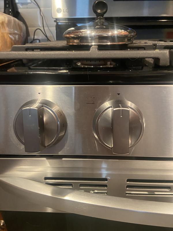 LG LRGL5823S 30 Inch Gas Smart Range with 5 Sealed Burners, 5.8 Cu. Ft.  Convection Oven Capacity, Storage Drawer, Continuous Grates, Air Fry, Self  Clean & EasyClean®, Wi-Fi Enabled, SmartDiagnosis™, Griddle, and