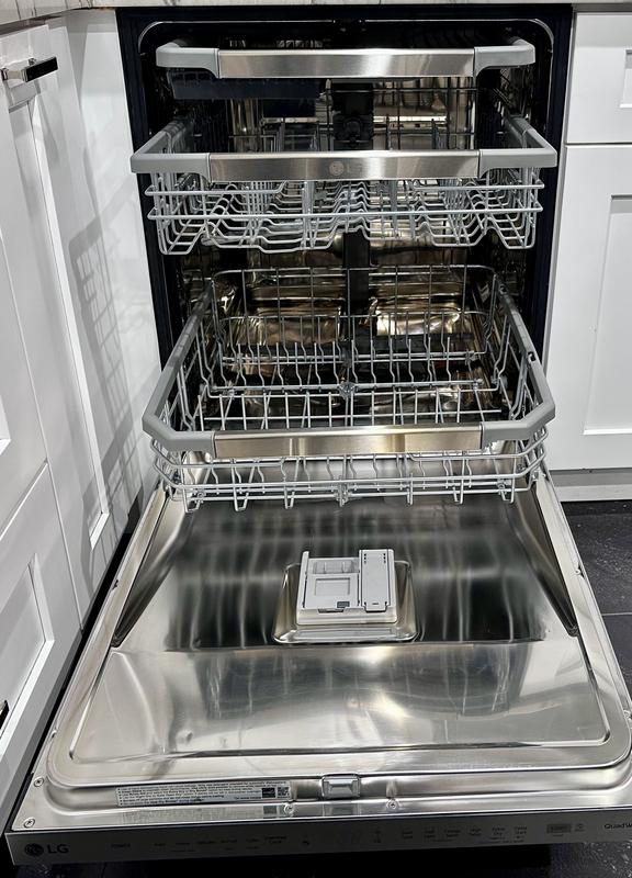 Smart Dishwasher with QuadWash and Adjustable 3rd Rack 44dB
