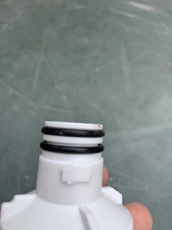 This is a damaged filter ese compared to one fresh out the box