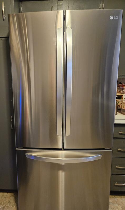 33 in. W 25 cu. ft. French Door Refrigerator in Stainless Steel