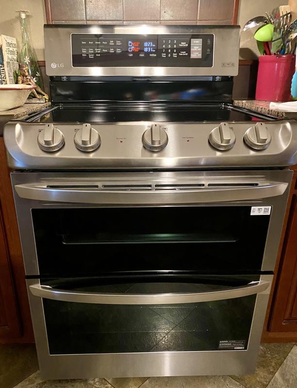 LG 30 Freestanding Electric Range with Stacked Double Oven (LDE4413ST) -  The Range Hood Store