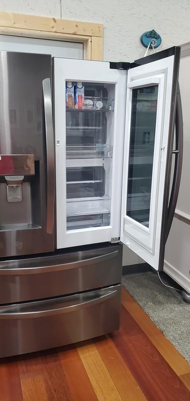  LG LMXS28596S 28 Cu. Ft. Stainless French-Door Smart Wi-Fi  Enabled Refrigerator : Appliances