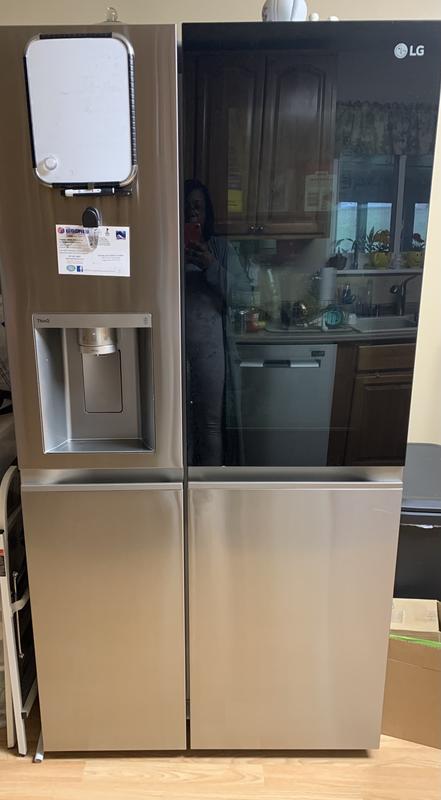 LG LRSOS2706S: 27 cu. ft. Side-By-Side InstaView™ Refrigerator