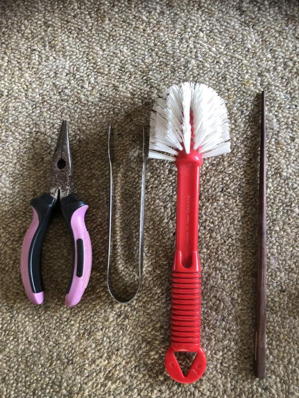 Fod jams above kompressor