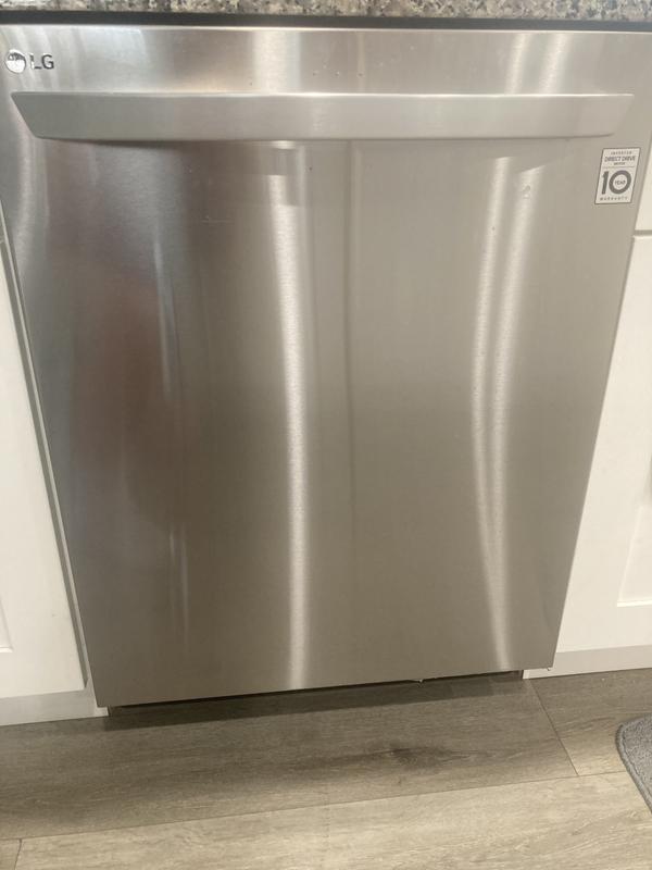 Lave-vaisselle encastré intelligent LG QuadWash, 24, inox noir LDT5678BD