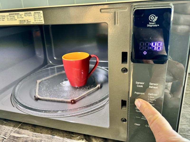 After hitting Start, can't adjust or even see power level any more.