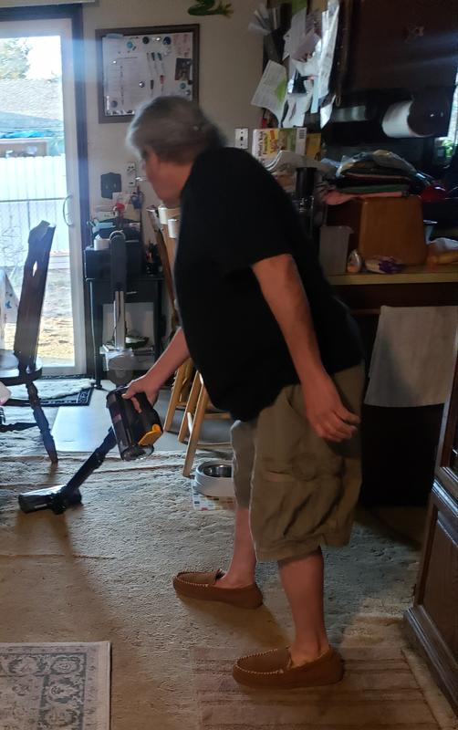 Husband now doing all the vaccuming