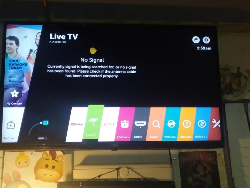 My LG smart tv