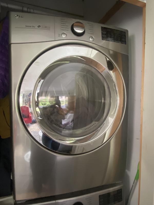 Lg dlex3700w deals clothes dryer