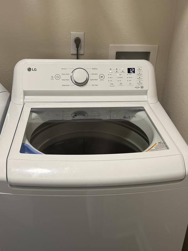 LG 4.5 Cu. Ft. Top Load Washer in White with Impeller, NeveRust Drum and  TurboDrum Technology WT7000CW - The Home Depot