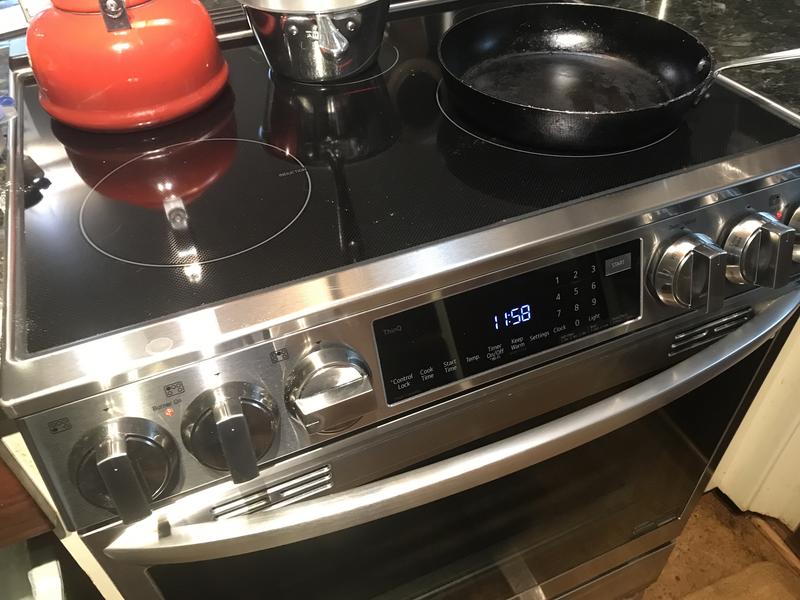 LG 30” PrintProof® Stainless Steel Slide In Induction Range