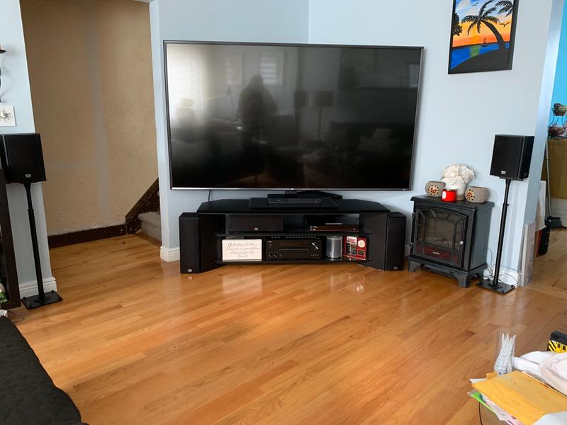 LG 86in 4K TV & The tiny UBK80 Blue Ray DVD player