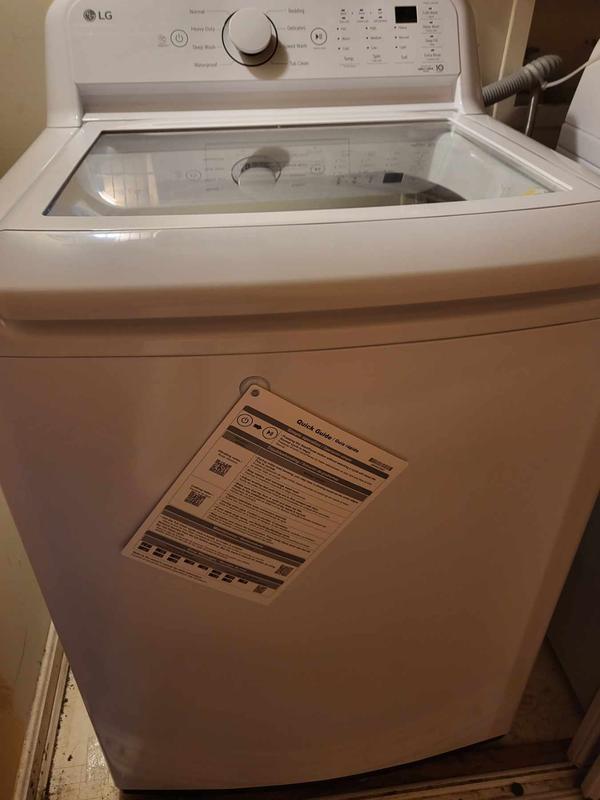 WT7005CW by LG - 4.3 cu. ft. Ultra Large Capacity Top Load Washer