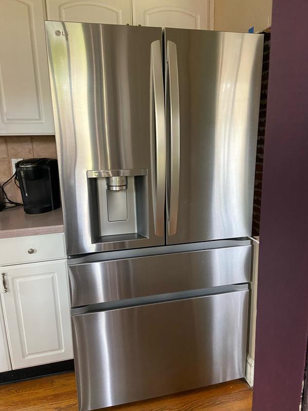 LF29S8330S by LG - 29 cu. ft. Smart Standard-Depth MAX™ 4-Door French Door  Refrigerator with Full-Convert Drawer™