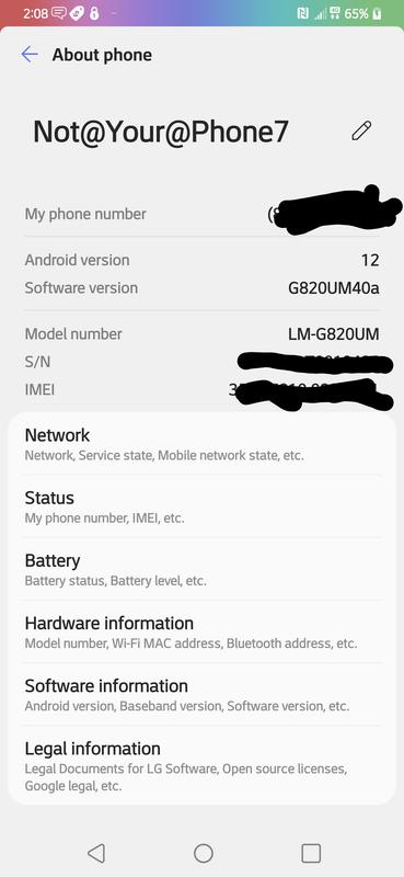 LG G8 ThinQ™, Verizon (LMG820UMB)