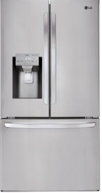 LG 24.9-cu ft French Door Refrigerator with Ice Maker (Stainless